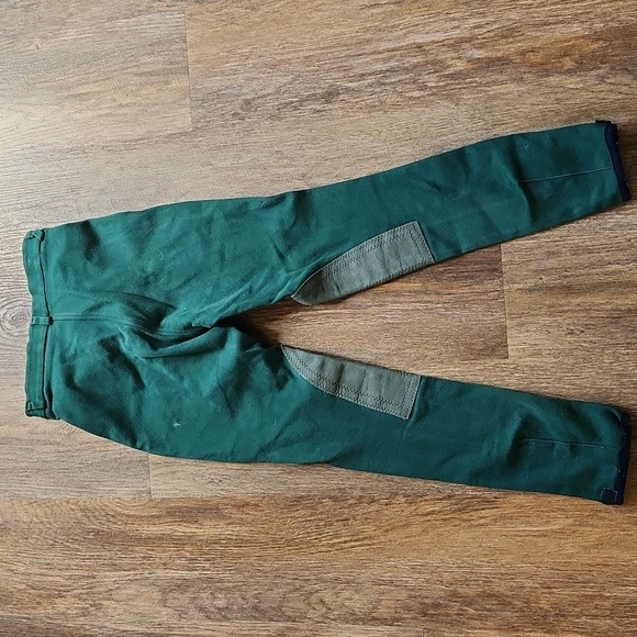 Millers Equestrian Green Riding Pants Size 26 Youth Large - Picture 6 of 6
